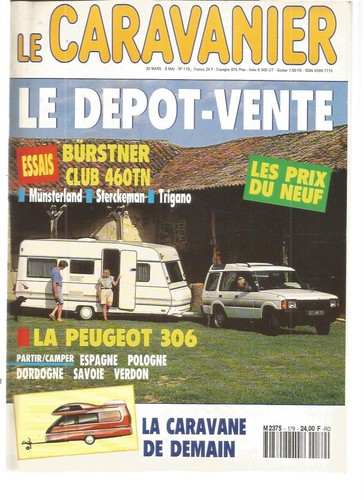 Caravanier 179 burstner - caravanier, n°179
