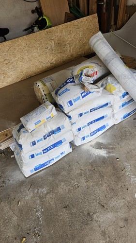 Baumaterialreste putzsäcke - baumaterialreste:,