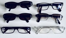 6 Damen Brillen mit Sehstärke/Tönung, kleines Konvolut, gebrauchter Zustand