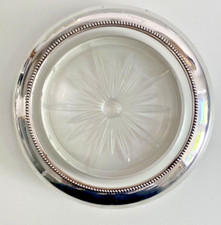 Tablett Silber Rand antik