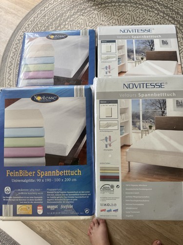 Spannbetttücher feinbiber - 4, feinbiber/