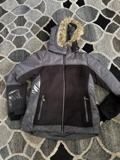 Schwarz/Anthrazit farbene Skijacke von Killtec  Gr. 40