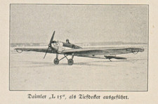 Leichtflugzeug #1 anno 1927 Daimler L15 Tiefdecker - Hist. Abb. 1927