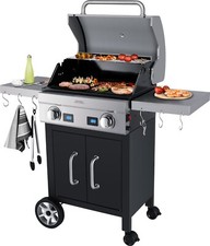 Steba VG 7000 Elektrogrill 300°C mit Grillmobil & Display – Edelstahl, 54x32cm