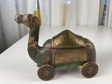 Sammler Holz Kamel Figur auf