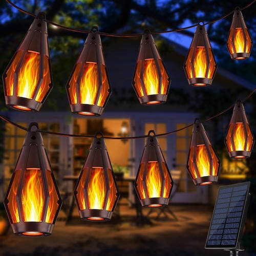 Solar lichterkette außen - solar,