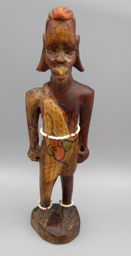 Massai afrikanische holzfigur - afrikanische,
