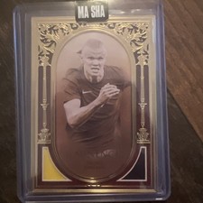 Futera Unique Fußball 2023 Gold Frame Erling Haaland Patch /12