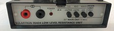Schlumberger Solartron 70404 Low Level Resistance Unit