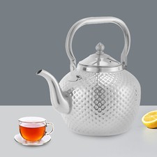 Teekanne edelstahl mit sieb - teekanne,