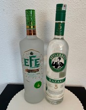 Beylerbeyi Razaki 0,7L und Efe Single Alembic 1L Raki