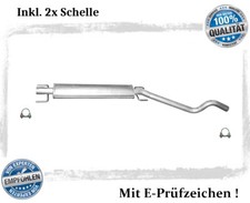 Mittelschalldämpfer für Opel Astra Caravan 1.9 CDTi ohne DPF Auspuff Schelle