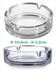 Eleganter Glas-Aschenbecher