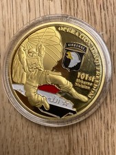Militär Fallschirmjäger  Einsatz Coin Münze US Bundeswehr 101 ST Airborne