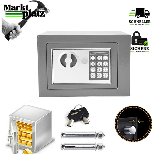 Tresor klein mit schlüssel - mit,