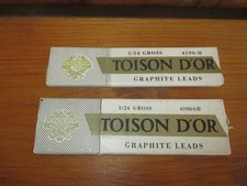 alte Fallbleistift Mienen, Czechoslovkia, Bohemia Works, Toison D'OR