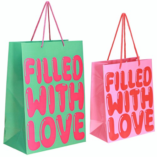Geschenktasche mit henkeln - mit,