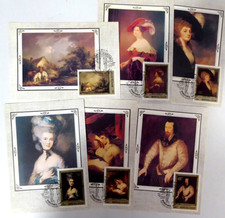 CCCP 1984 / 6x FDC mit Michel 5363 - 5368 / Gemälde im Museum Leningrad