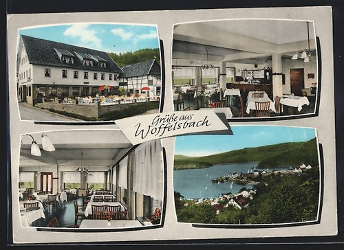 Ansichtskarte woffelsbach - ansichtskarte,