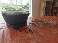 Feuerdesign Holzkohle Tischgrill Vesuvio + zusätzlicher Grillrost,  anthrazit