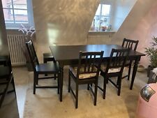 Ikea Esstisch Ausziehbar +Sitzbank und 4 Stühlen