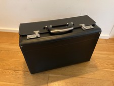 Original Lufthansa Swiss Flightkit Pilotenkoffer Leder unbenutzt 