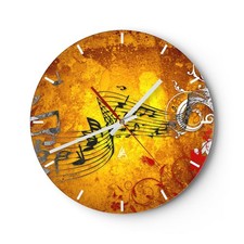 Modern Wanduhr 30x30cm Rund
