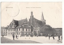 AK Sommerfeld Kremmen Rathaus