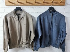 2x S Zabaione Sweatjacke Jacke Man Men blau braun beige