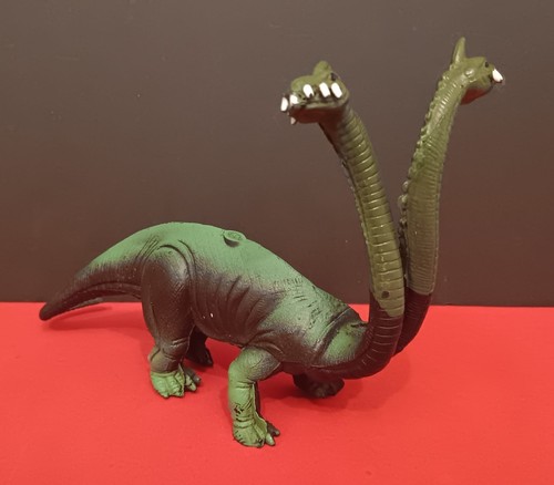Gummifigur dreiköpfiges - gummifigur,