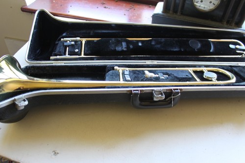 Tenorposaune mit koffer und - bb,