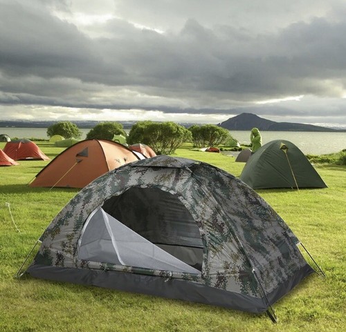 Person pop tent - person, up