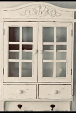 Vintage Hängeschrank weiss