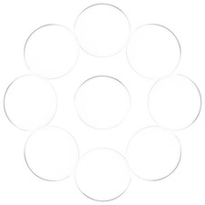  40 Stück Lupe Linse Bikonvex Linse Tragbare Lupe Set für Senioren Lesekarten