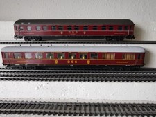 2 Wagen Modellbahn H0, 1
