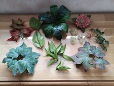 Kunstpflanzen Pflanzenteile künstliche Blätter Laub Blüten Herbstdekoration