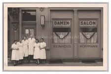 Damenfriseur Friseur Beruf Damen-Salon Reinhold Hoffmann Beruf - Altes Foto