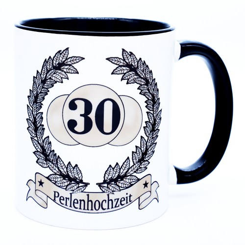 Perlenhochzeit tasse jahre - perlenhochzeit,