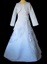 Kleid  Gr. 152-158 Kommunionkleid Kommunion Hochzeit Bolero Reifrock neu LINA