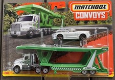 Matchbox Convoys Fahrzeug Truck Autotrasporter mit Chevy Camaro Convertible