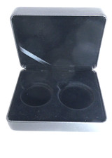 Royal Mint Canadian Mint zwei Münzen 40 mm 45 mm Präsentation Aufbewahrungsbox schwarz