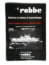 robbe Notices et plkans d´ assemblage pour le bateau pompe "Düsseldorf"