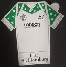 FC 08 Homburg   Aufkleber Sticker mit London Werbung aus den 80er Jahre