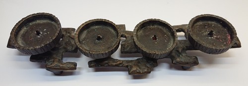 Kerzenhalter fach bronze - kerzenhalter, 4-fach