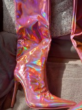 Extravagante High-Heel Stiefel