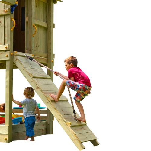 Spielturm kletterrampe anbau - kletterrampe,