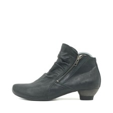 Think! Damen 26709 Ankle Boots Schwarz Leder Komfort Stiefeletten EU 37,5