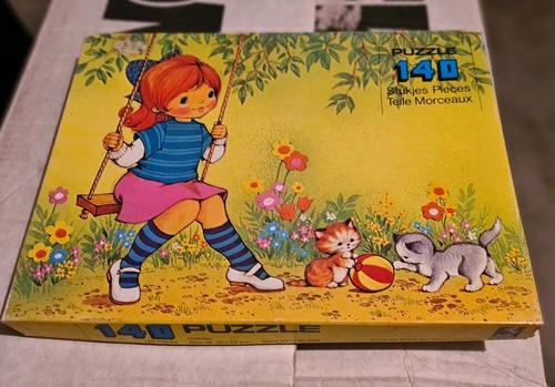 Vintage puzzle mädchen - vintage,