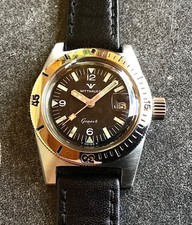 Topp! Seltene WITTNAUER Skin Diver DAU # Handaufzug