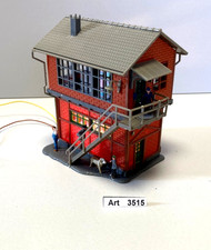 Faller 120120 H0 Stellwerk Mittelstadt mit Beleuchtung, Maßstab 1:87